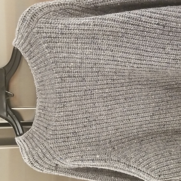 💕VINCE💕 Marled Knit Crew Neck Sweater Large Cozy Chic Wool Nylon Alpaca Blend - Picture 5 of 9